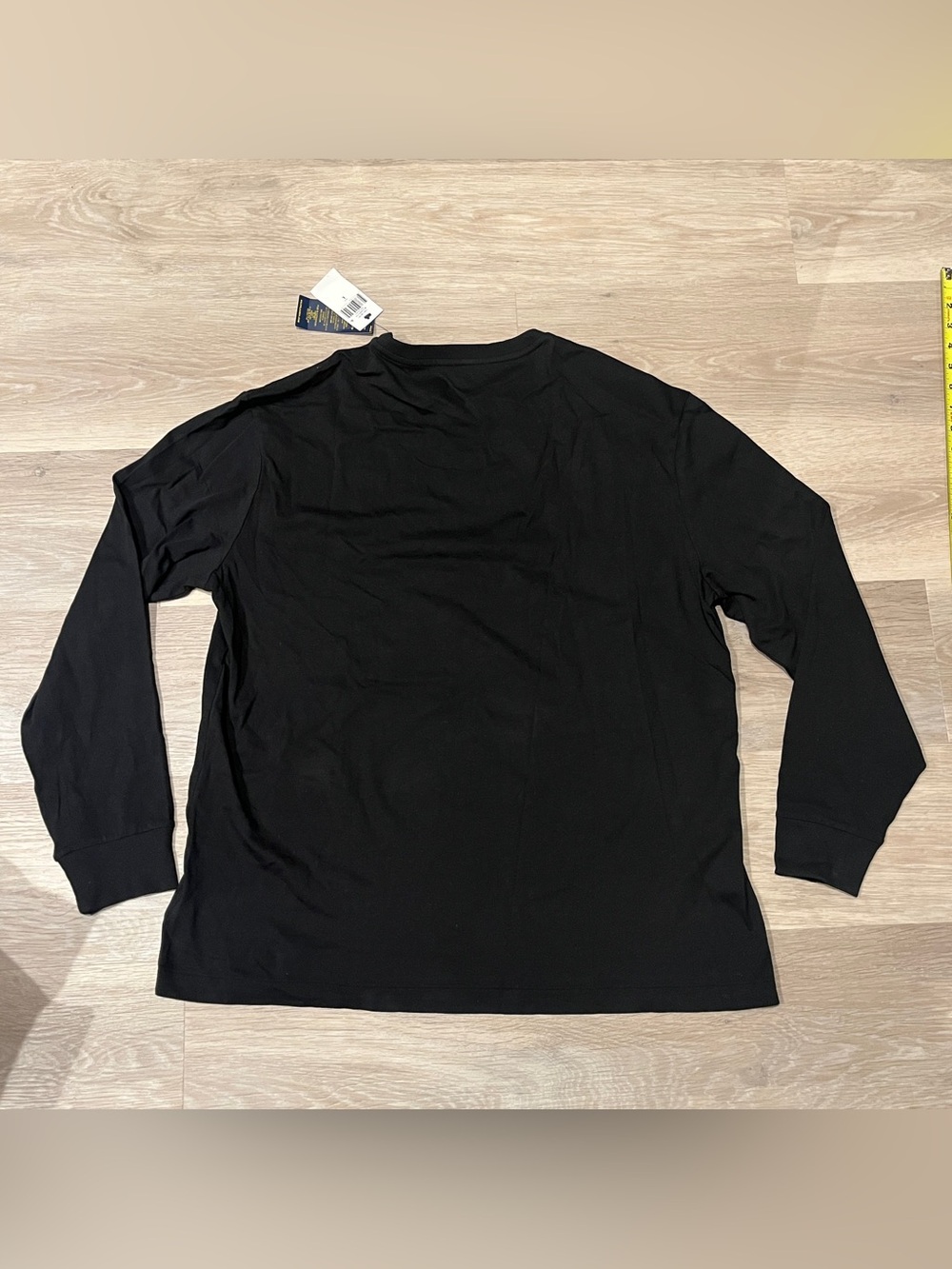 Polo Ralph Lauren Men’s Classic Fit Jersey Long-Sleeve T-Shirt Black Large - Picture 8 of 11
